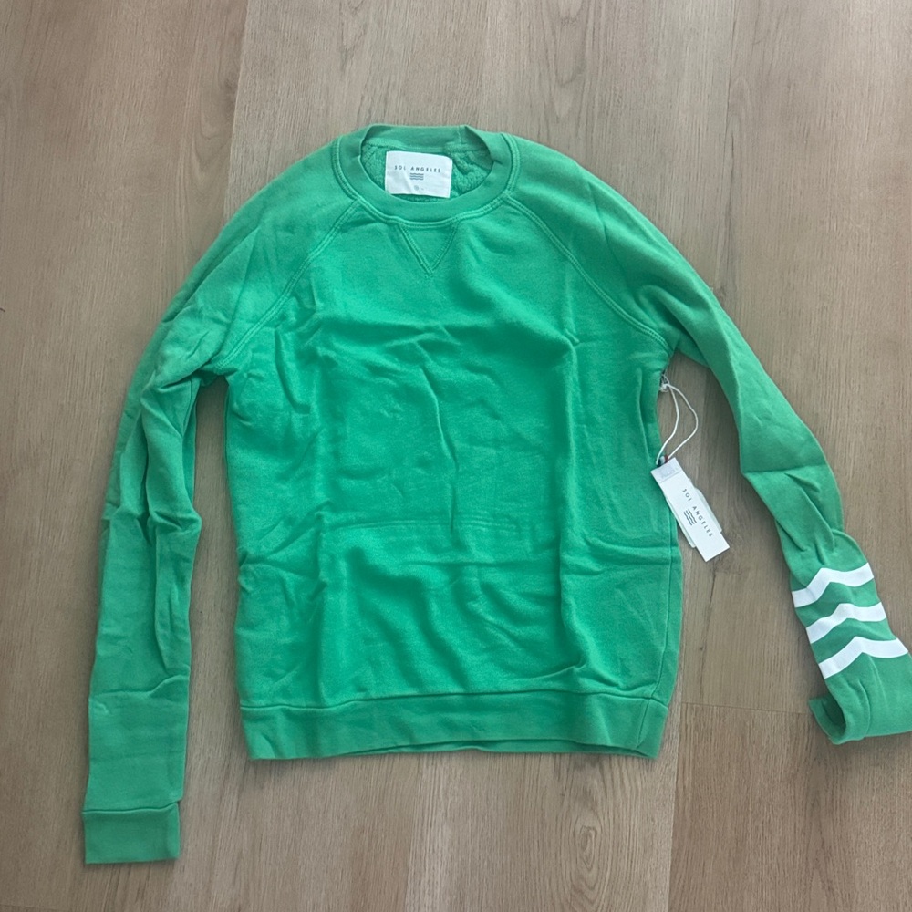 Sol Angeles Vibrant Green Sweatshirt
